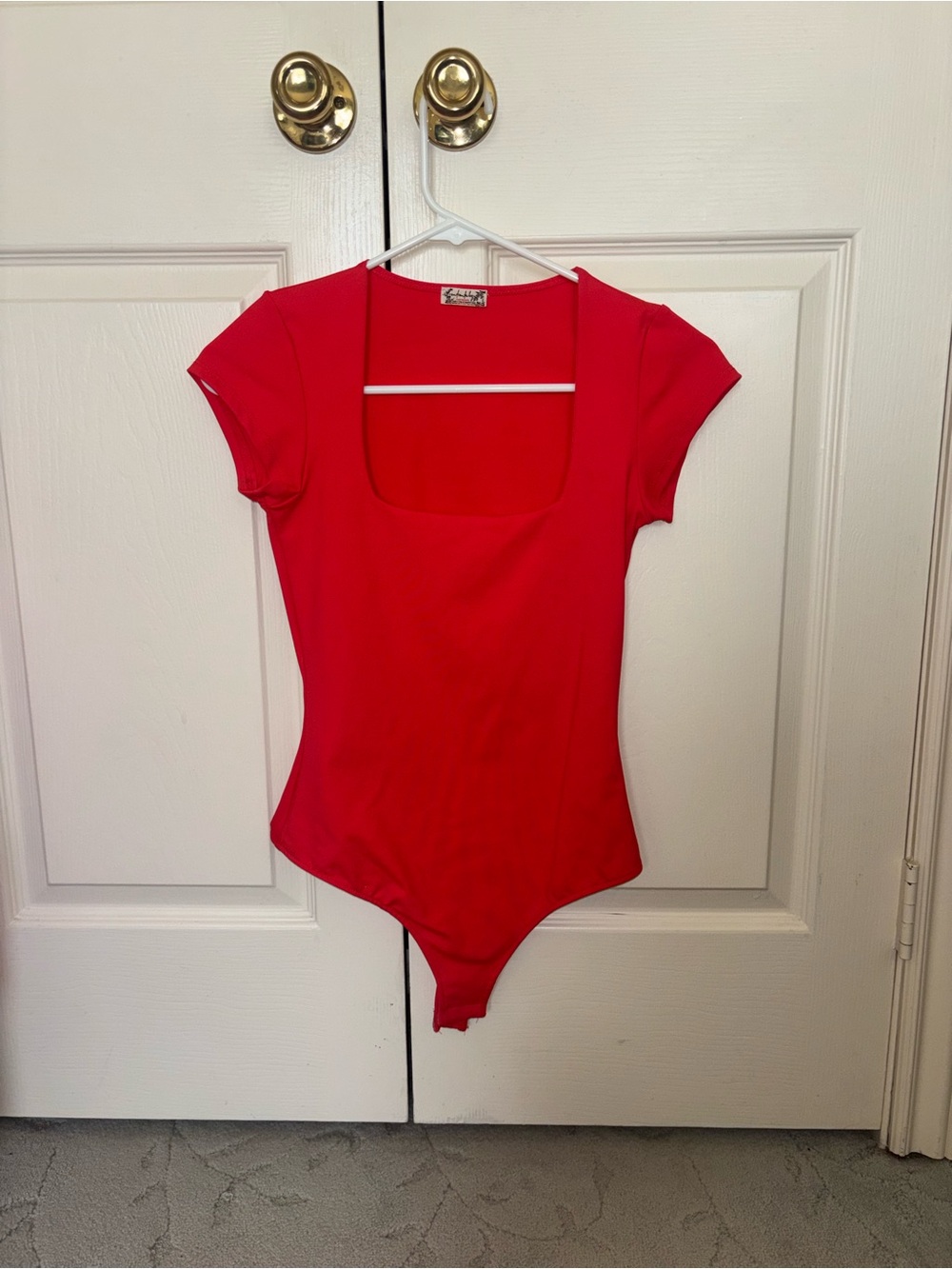 free people set of two square neck bodysuits